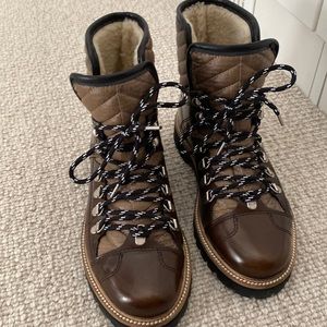 Barely worn Ganni hiking boots